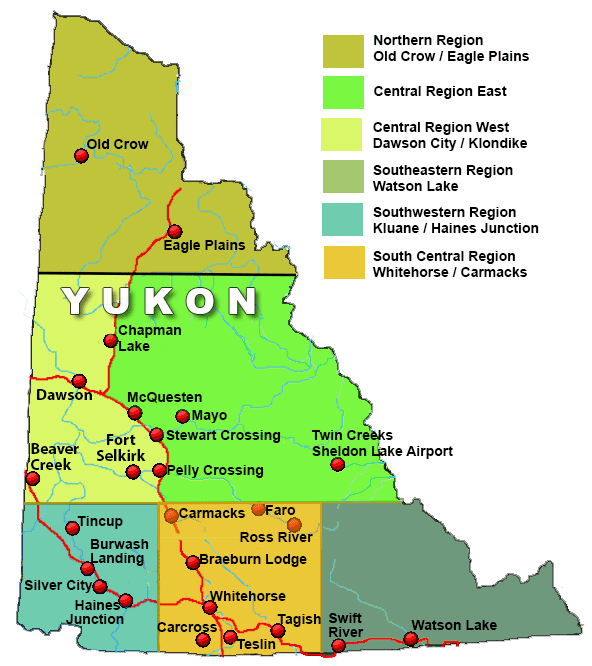 Yukon Region Map